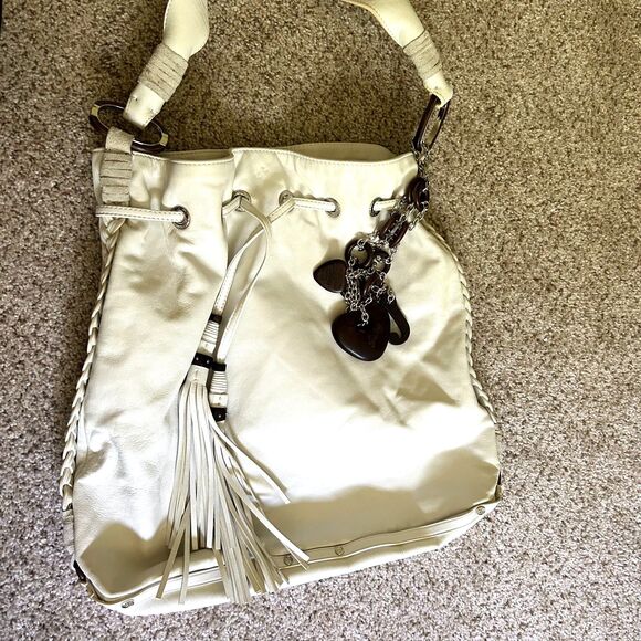 Juicy Coture limited collectors edition white leather shoulder bag - Picture 2 of 15